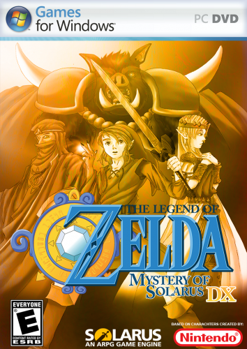 Legend of Zelda, The - Mystery of Solarus (v1.11.0) Front NTSC.png