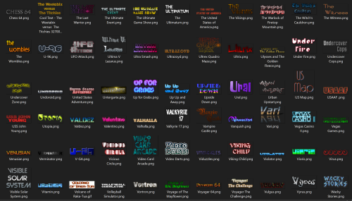 More information about "Commodore 64 'Logo' Pack (U-Z)"