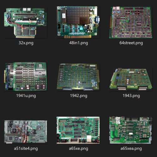 More information about "Mame PCB's (Circuit Boards) with transparent background"