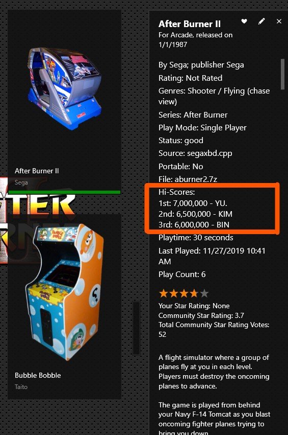 More information about "View MAME High scores in Game Details - A plugin for LaunchBox/BigBox"