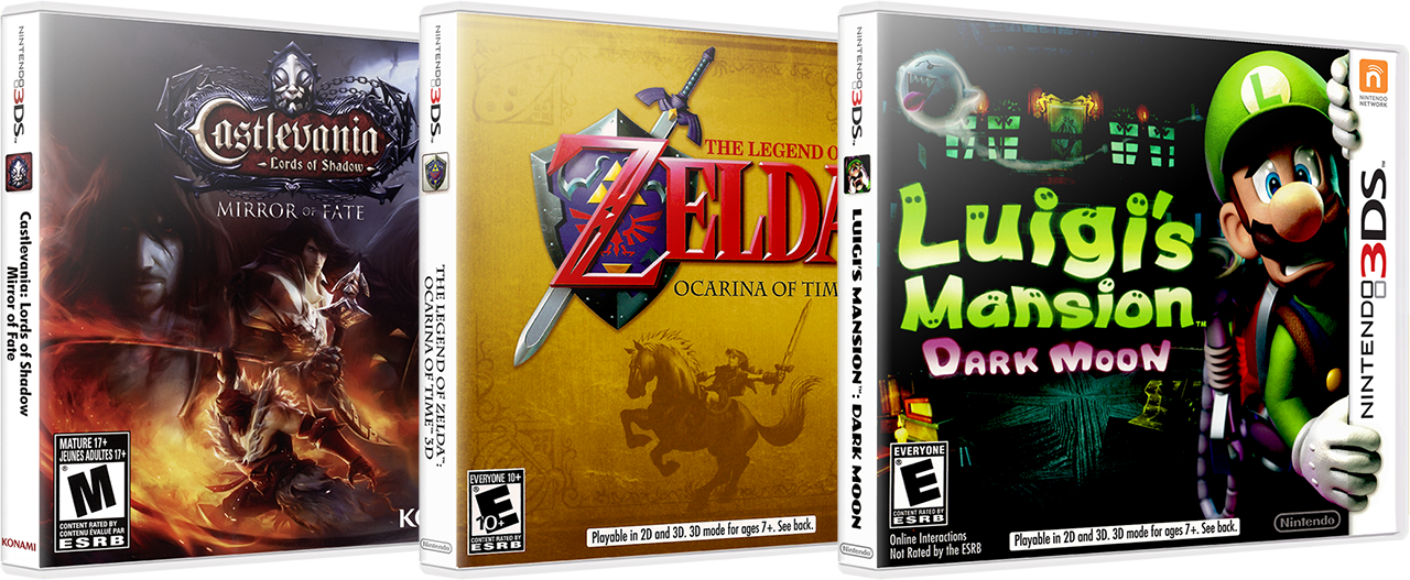 Nintendo 3DS 3D Box Pack (540) - Nintendo 3DS - LaunchBox