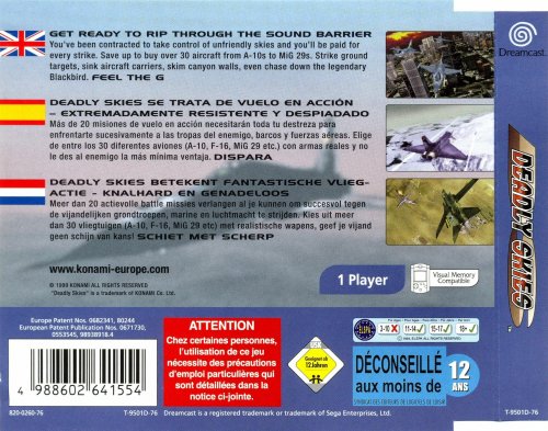 Deadly Skies PAL DC-back.jpg