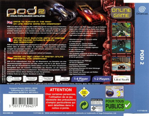 POD 2 - Multiplayer Online PAL DC-back.jpg