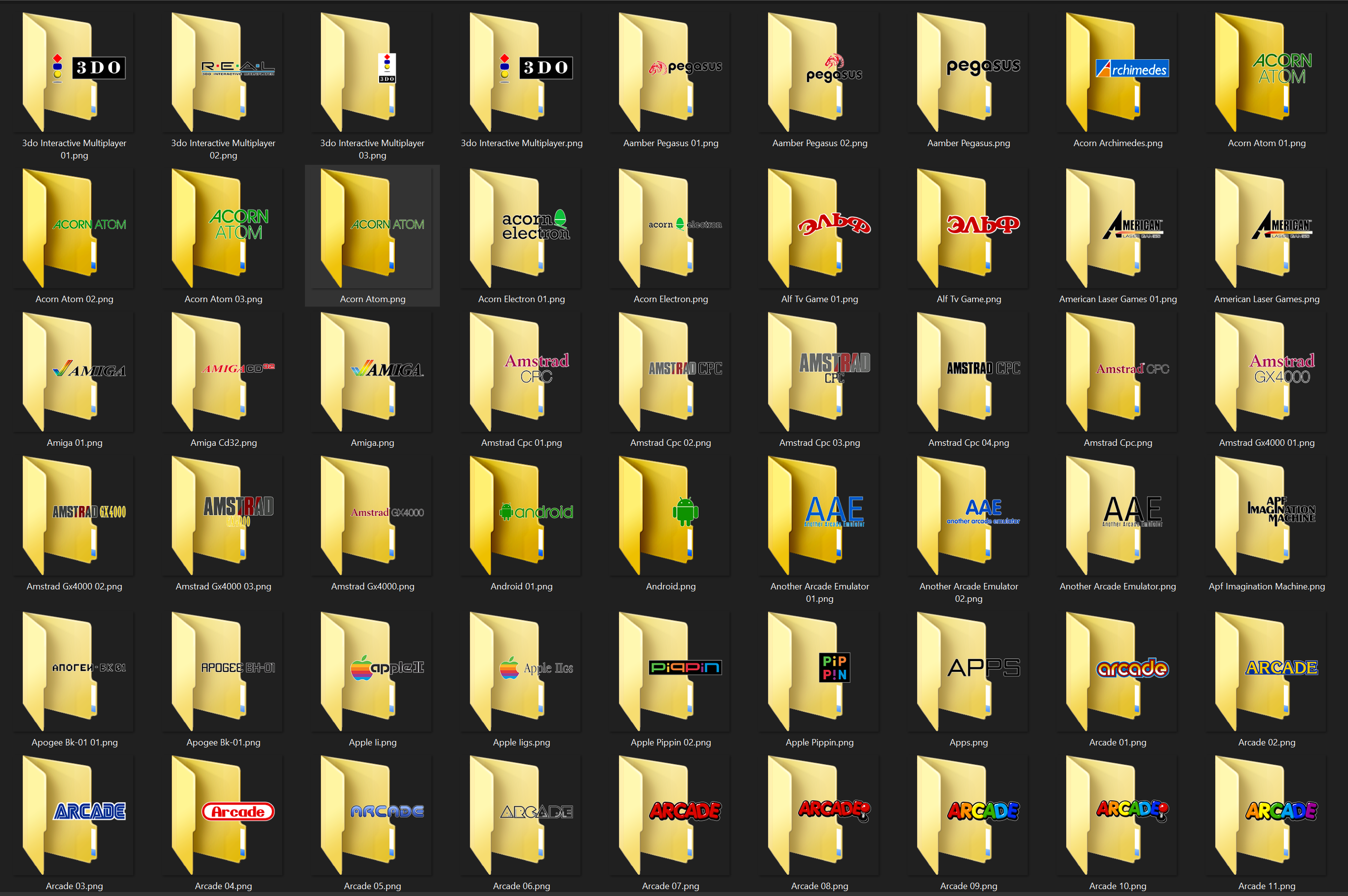 More information about "Platform System Folders - Organization."