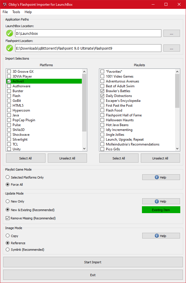 More information about "Flashpoint Importer for Launchers"