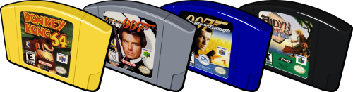 More information about "Nintendo 64 3D Cart Vector"