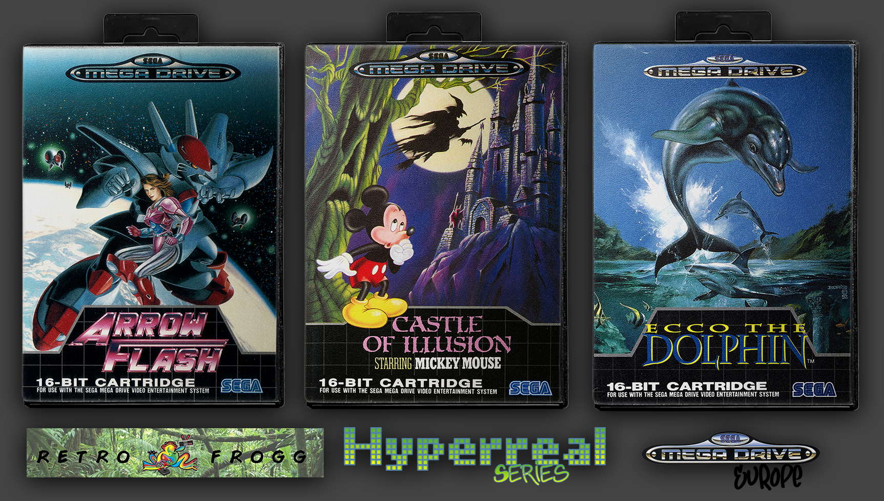 More information about "Sega Megadrive (Europe) 2.5D Front Box Art Pack, Hyperreal Series"