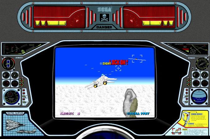 More information about "Afterburner 2 Cockpit Bezel With Lights"
