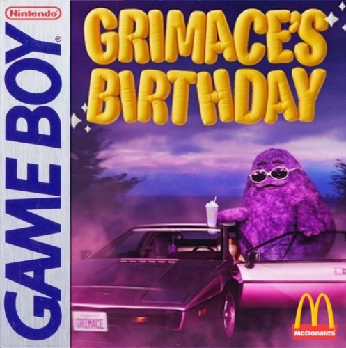 More information about "I whipped up some box art for Grimace's Birthday on Game Boy"