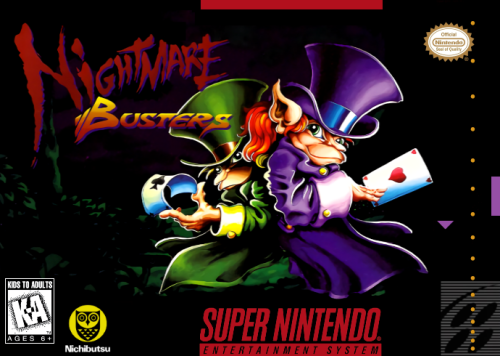 Cover  Nightmare Busters (Europe) (Proto) (1995) (Action, Run And Gun) (Super Nintendo).png