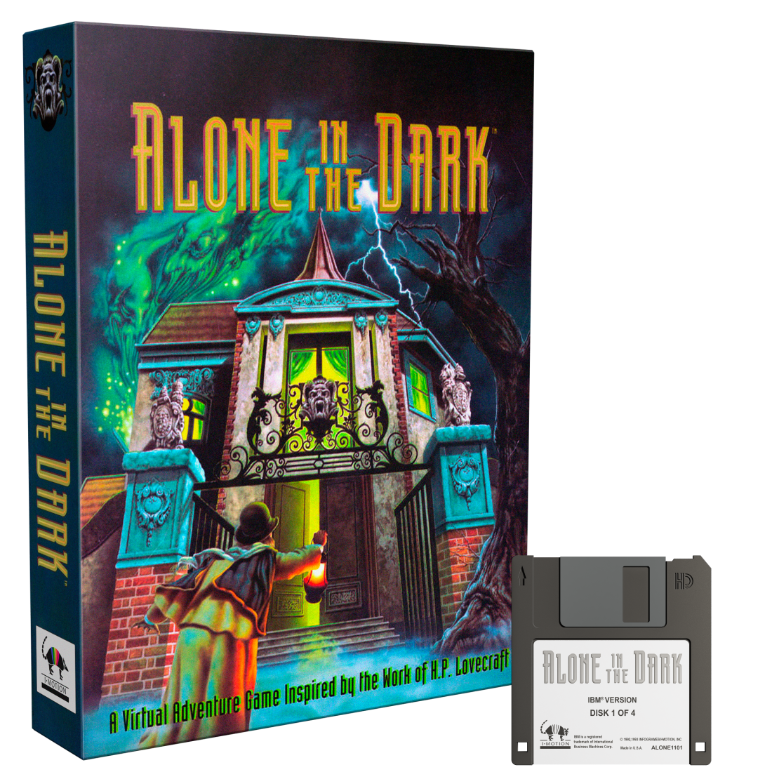 More information about "MSDOS Games - Pack 01 - Artworks (Box 3D, Disk and CD Disc) - Alone in the Dark Collection (1992-1994)"