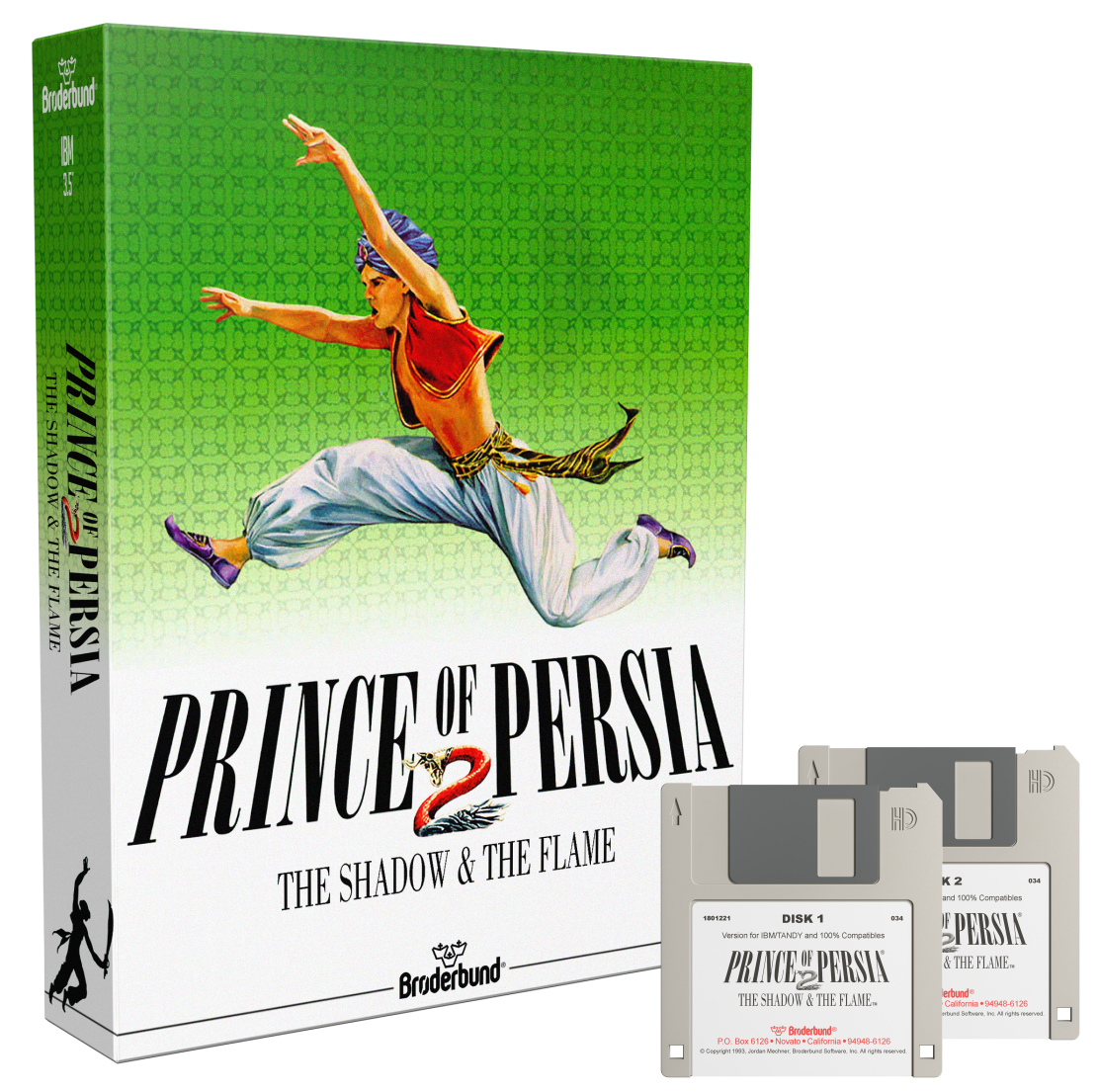 【激レア】Prince of Persia CD Collection DOS MSDOS Games - Pack 04 - Artworks (Box 3D, Disk and CD Disc