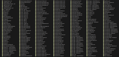 More information about "720 Playlists - Some new, some old - Best of, Arcade, Computers, Consoles, etc. XML files only. Single download."