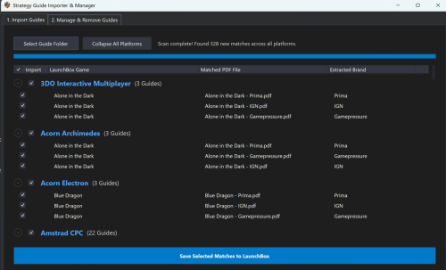 More information about "Batch Strategy Guide Importer"