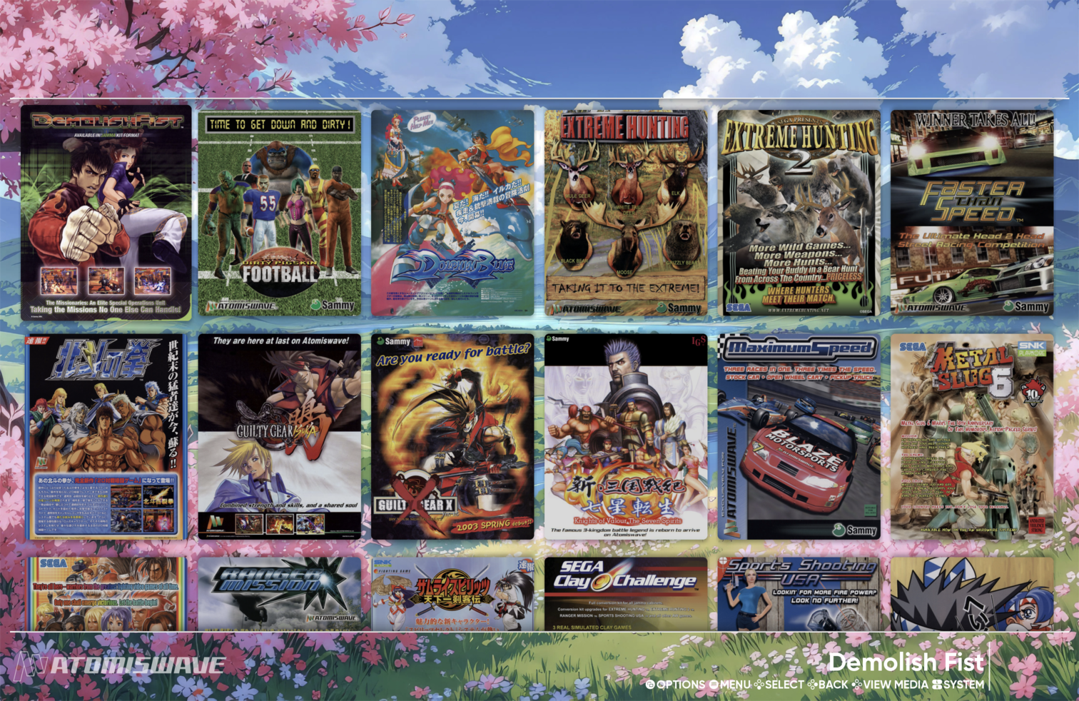 Atomiswave Poster/Flyer/Cover collection - Arcade - LaunchBox